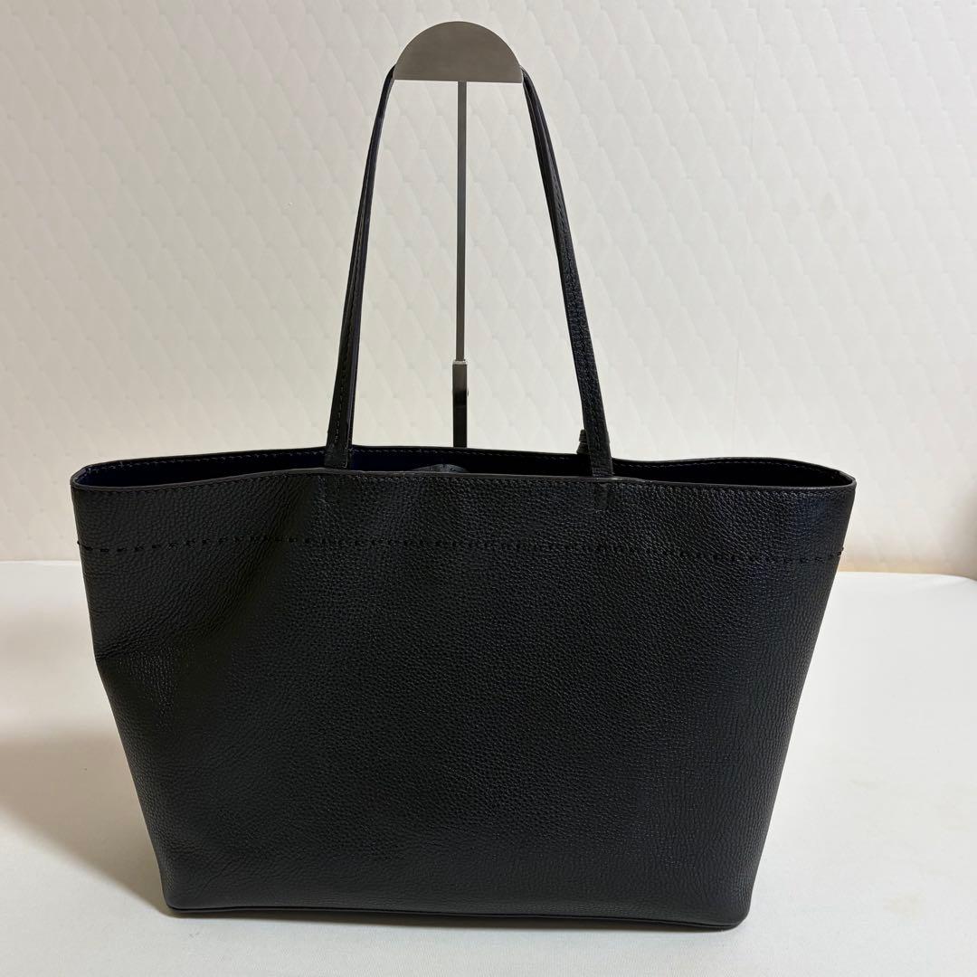 ✨美品✨ トリーバーチ トートバッグ A4可 レザー マックグロー フリンジ 黒