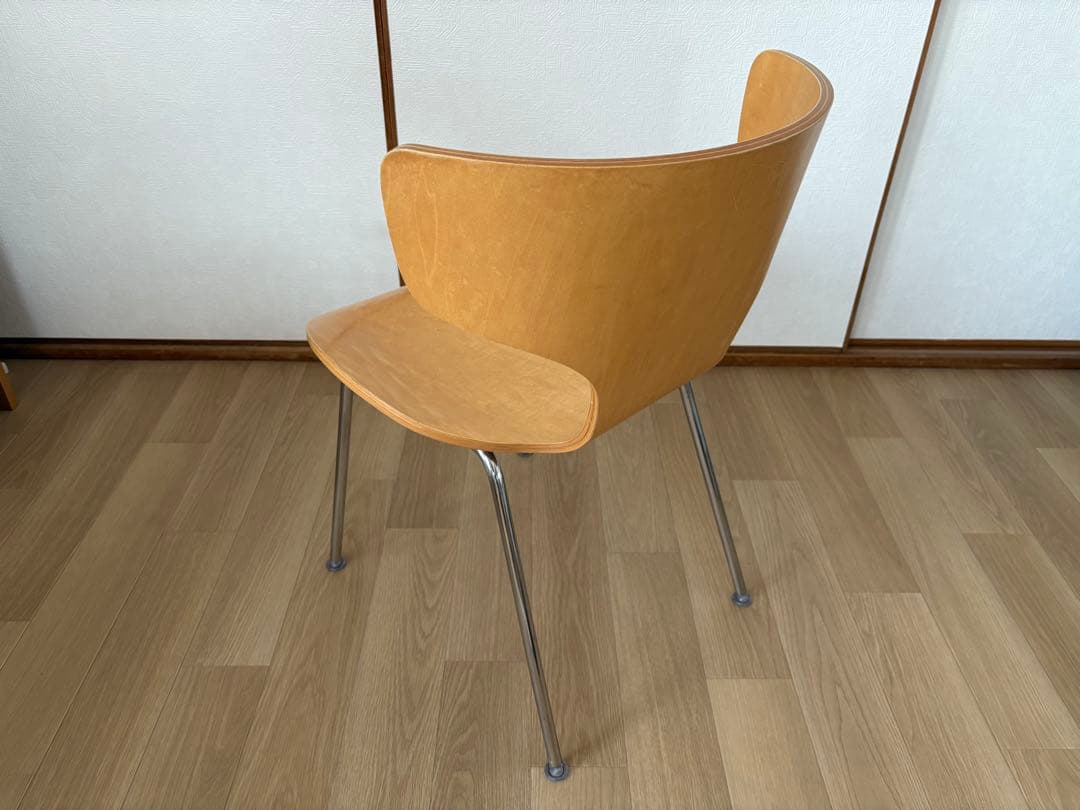 ヴィンテージチェア　剣持勇　天童木工　カブトチェア　成形合板