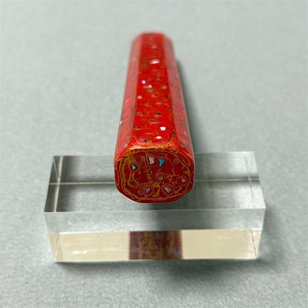 津軽塗 漆柄 生漆 柳刃300 柳刃尺 柳刃330 螺鈿入り 包丁の柄 ハンドル