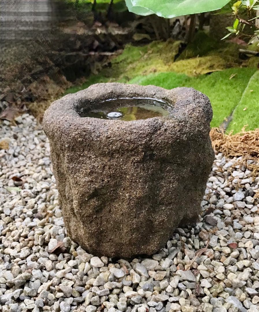 【石鉢・植え込み鉢・一輪差し鉢・和鉢・多肉植物鉢】庭石・置物