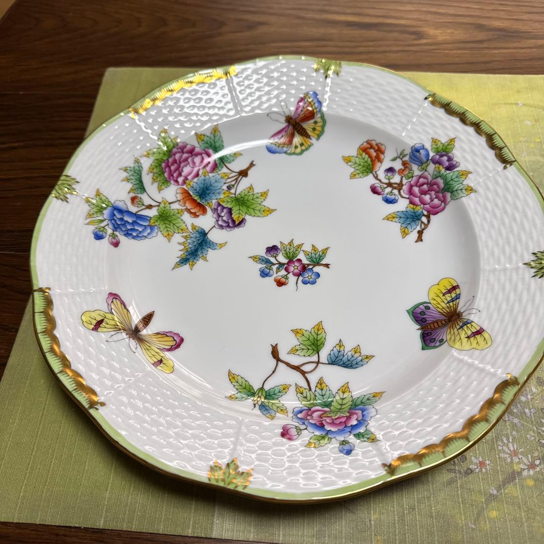 ヘレンド　ヴィクトリアブーケ　オードブルトレイ