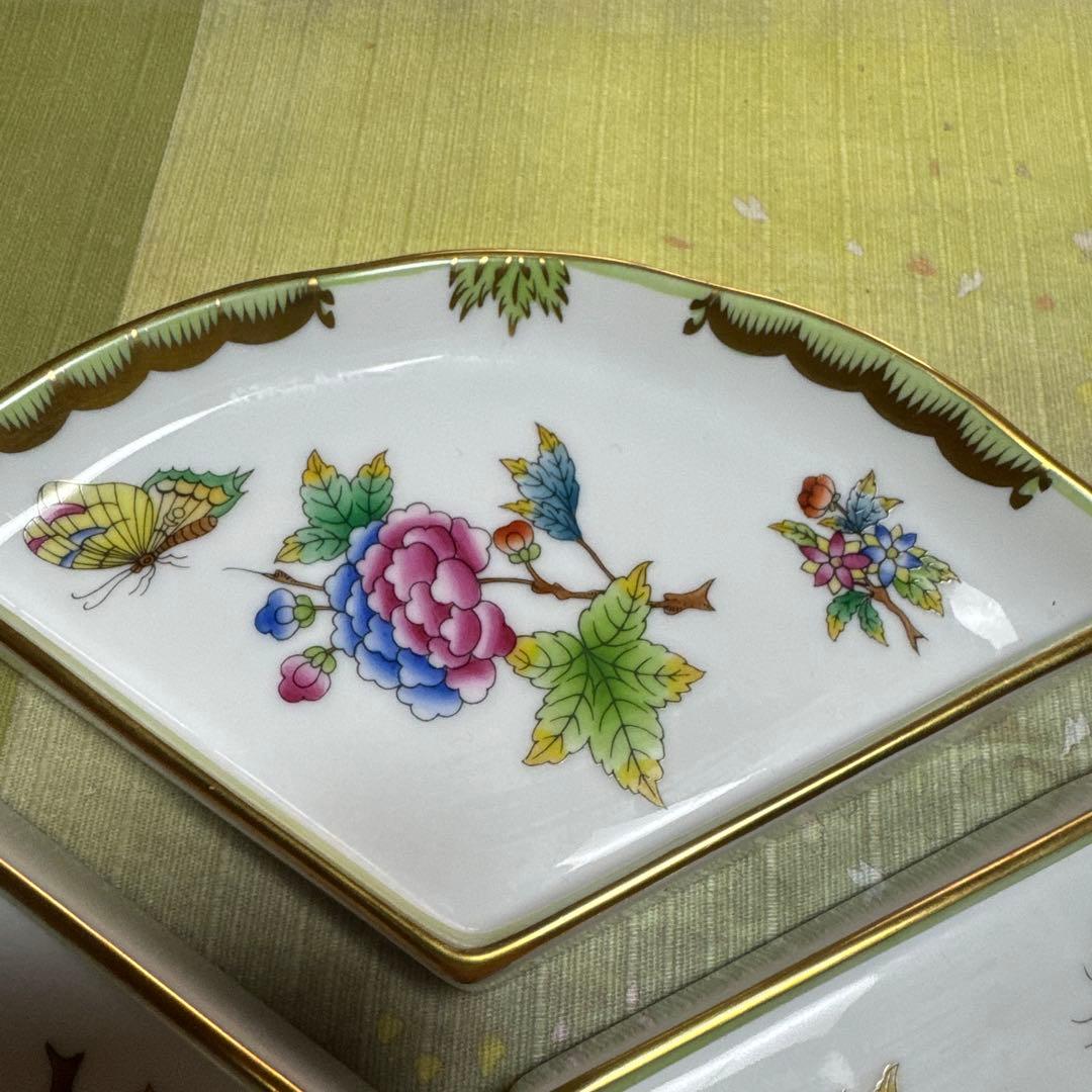 ヘレンド　ヴィクトリアブーケ　オードブルトレイ