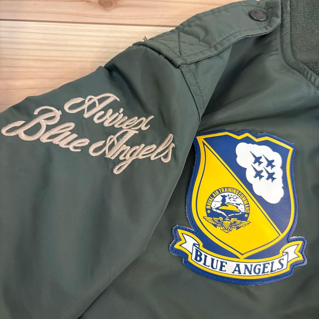 【激レア】L-2B フライトジャケット BLUE ANGELS AVIREX
