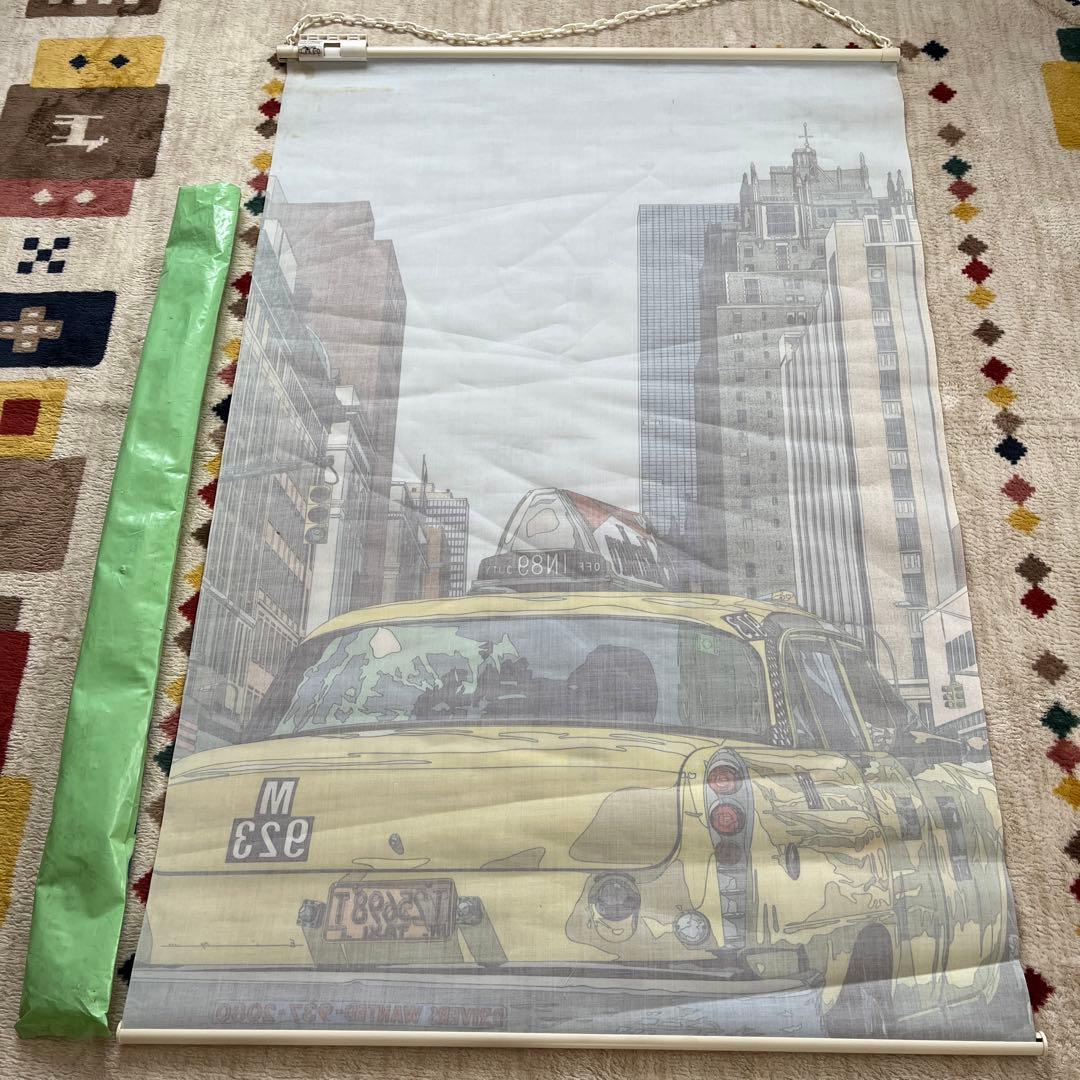 【新品 希少】FIZIN SUZUI 鈴木英人 アート スクリーン 当時モノ