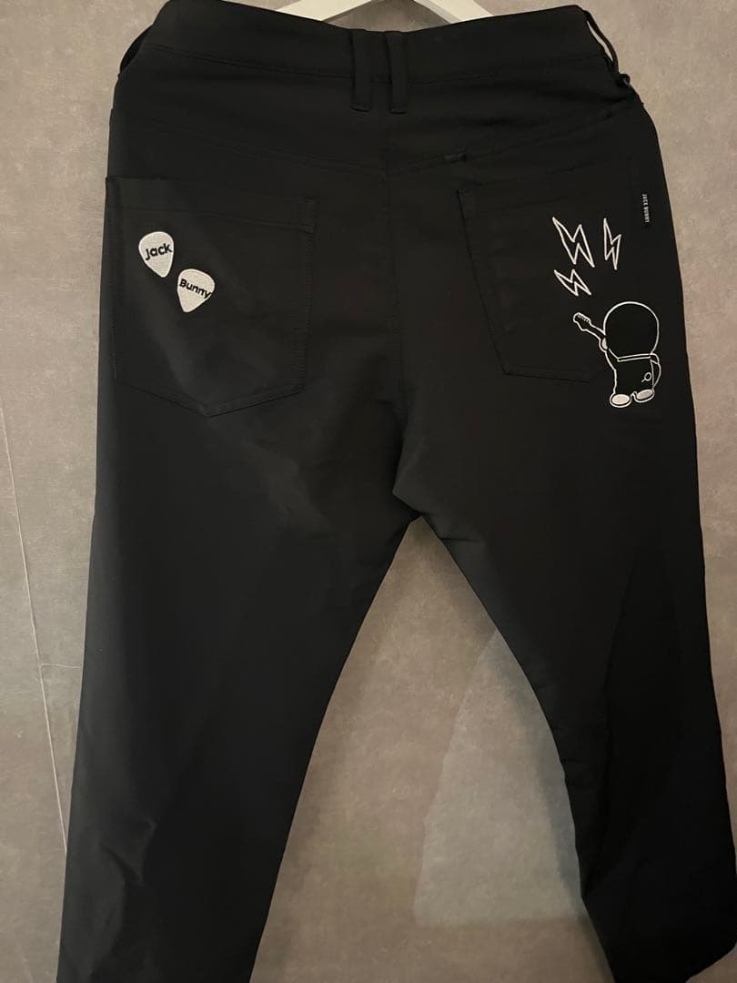 JACK BUNNY ブラック ゴルフパンツ
