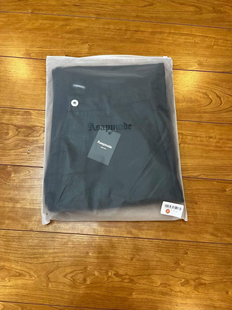 最安値新品Stacked Oil Coating Loose Fit Pants