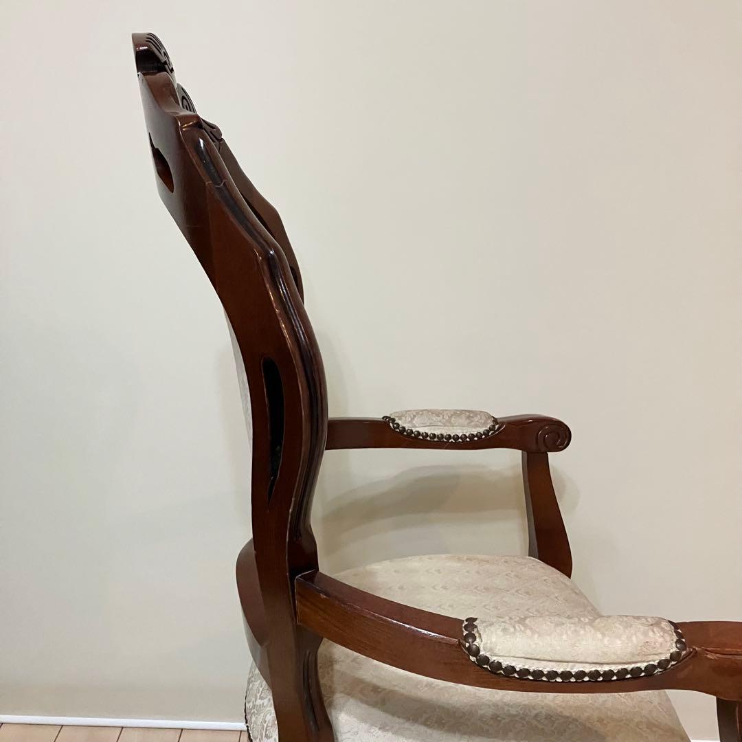 風雅0082様　猫脚 アンティーク クラシック アームチェア 椅子 チェア