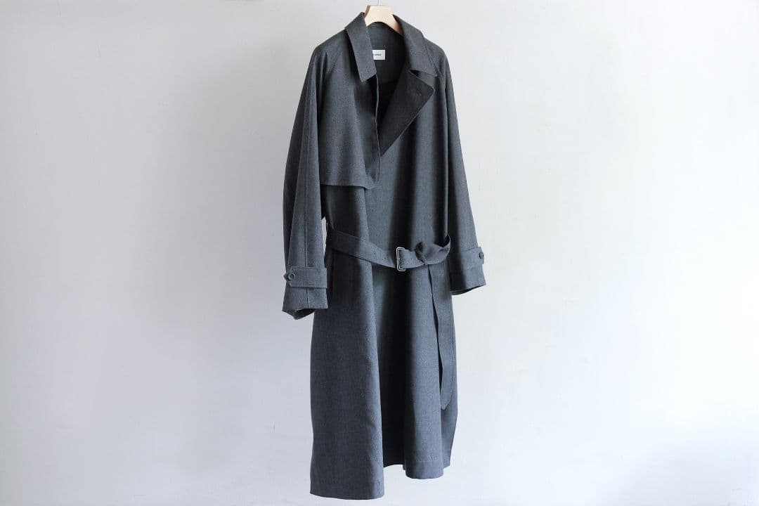 reracs フランネルトレンチコート　comoli auralee