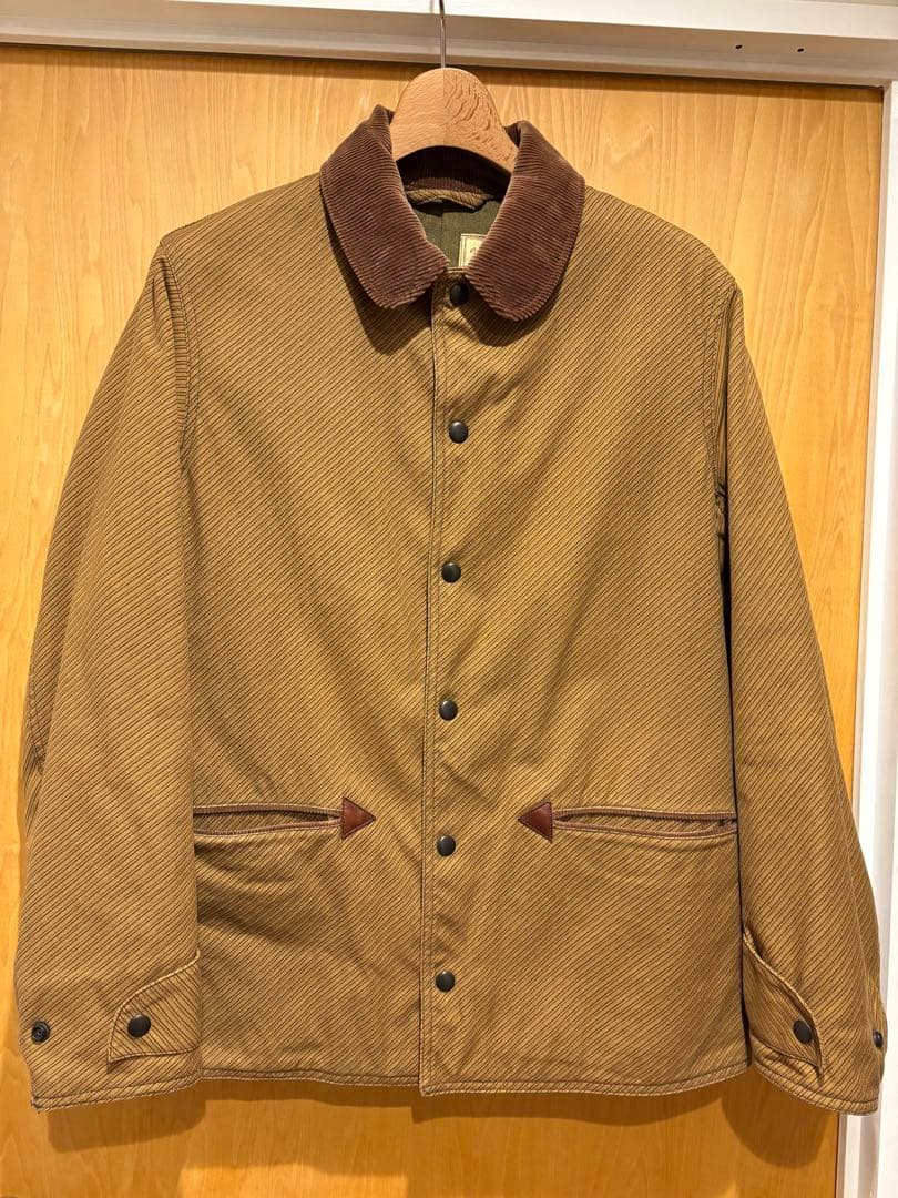 美品 HELLER'S CAFE ワークジャケット カバーオール36ウエアハウス