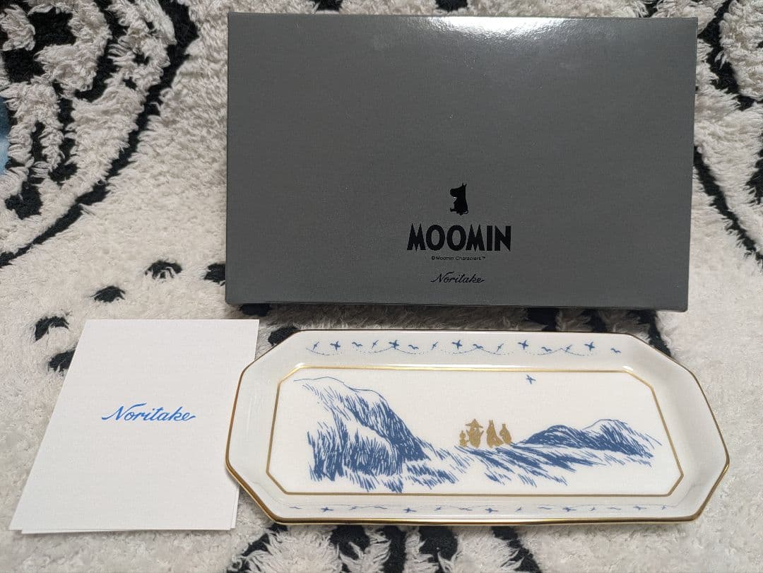 ✦新品未使用✦箱付き✦ノリタケ製 ムーミン マグカップ＆トレイセット