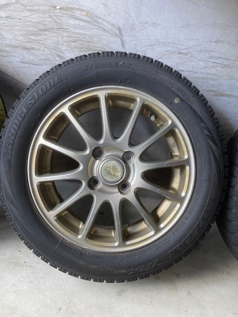 あんなさん専用②格安出品2019年バリ山ブリヂストンブリザックVRX 軽自動車