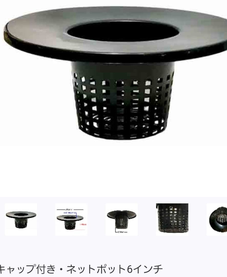13000→今月11000 6インチネットポット　20個