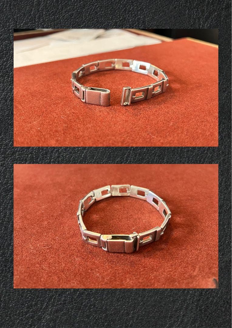 正規品グッチ925 GUCCIリンクブレスレット