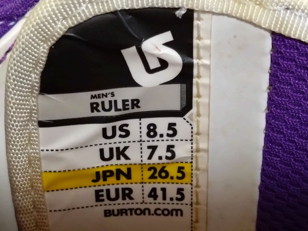 BURTON RULER スノボブーツ 26.5cm バートン フリースタイル