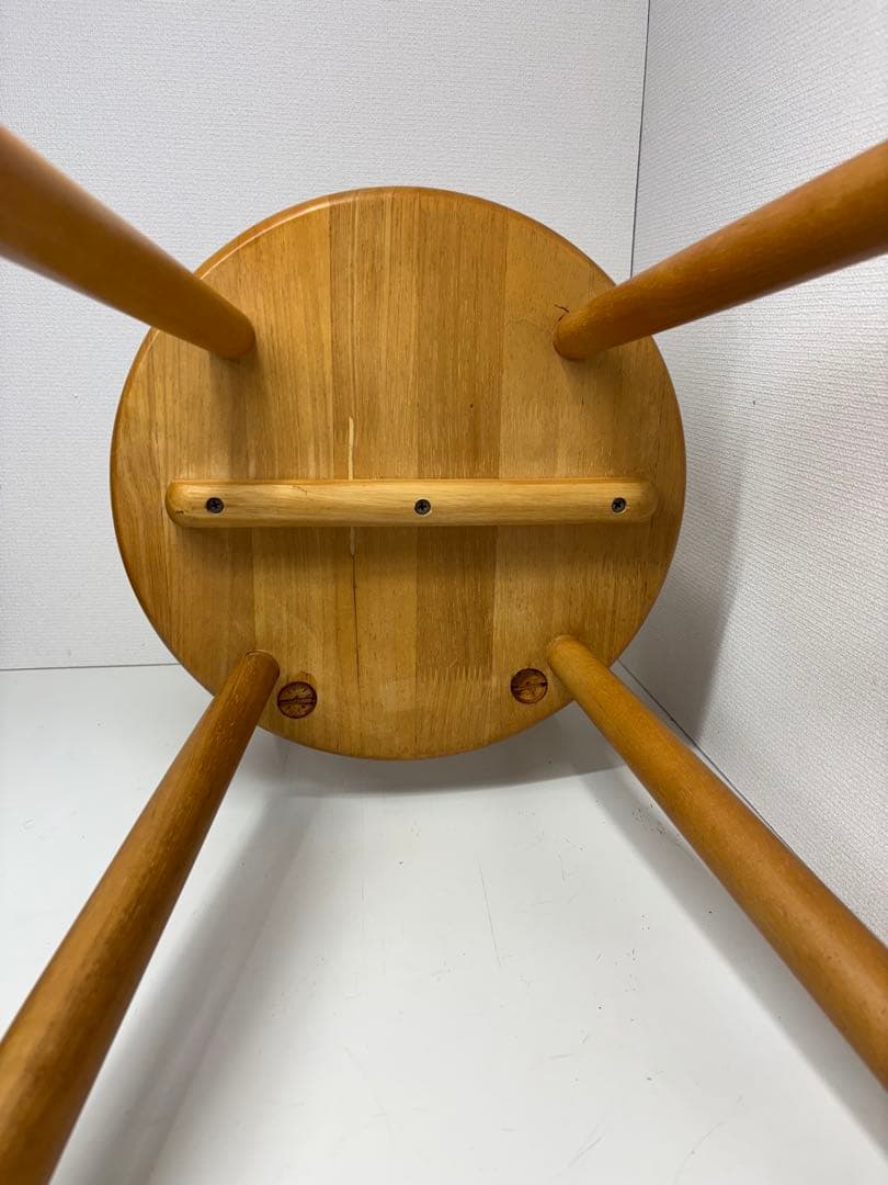 アンティーク ハイチェア カウンター 椅子 木製 レトロ