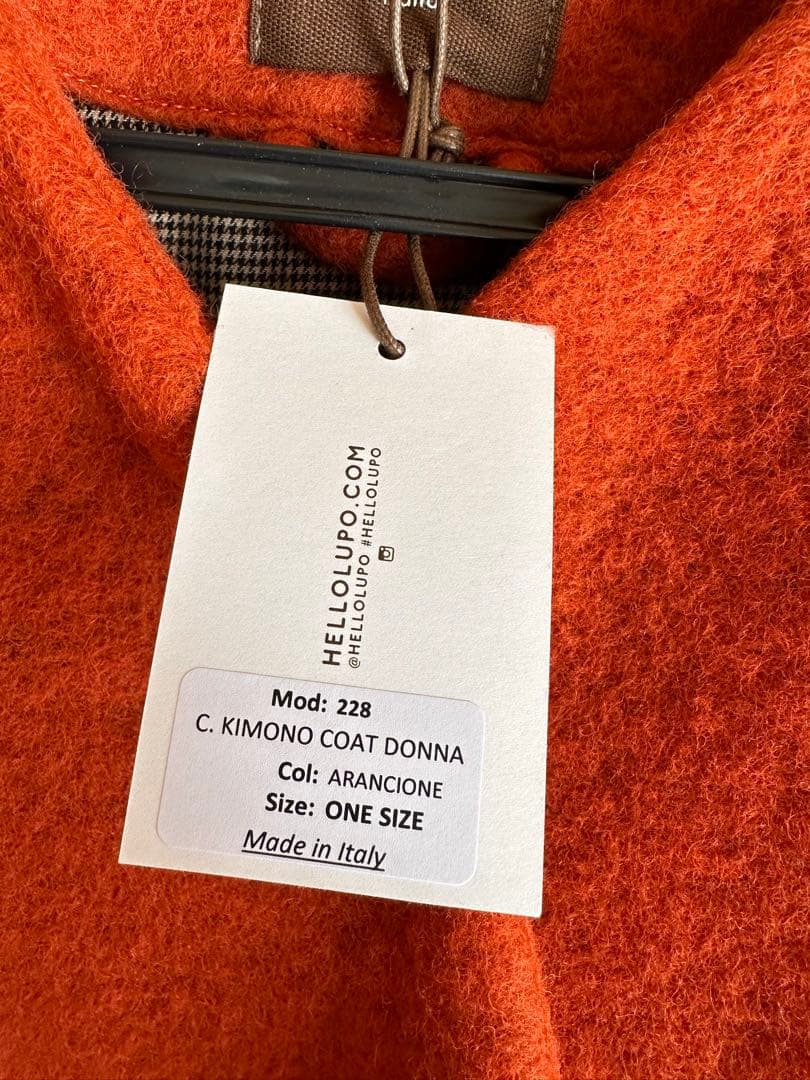 【最終値下げ】公式完売『HELLOLUPO』kimono coat donna