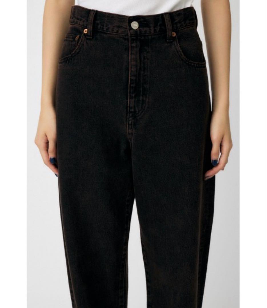 完売　MIDRISE LOOSE テーパードデニム　moussy 大屋夏南