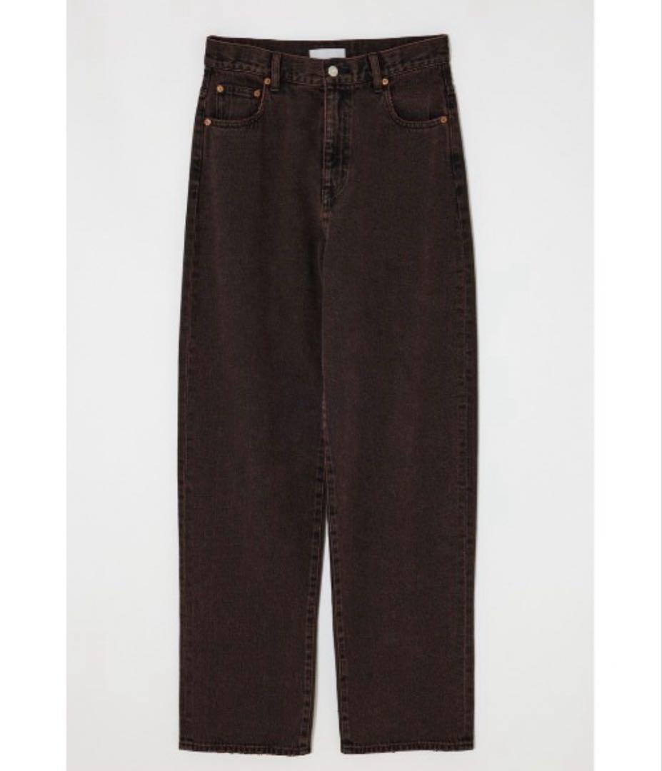 完売　MIDRISE LOOSE テーパードデニム　moussy 大屋夏南