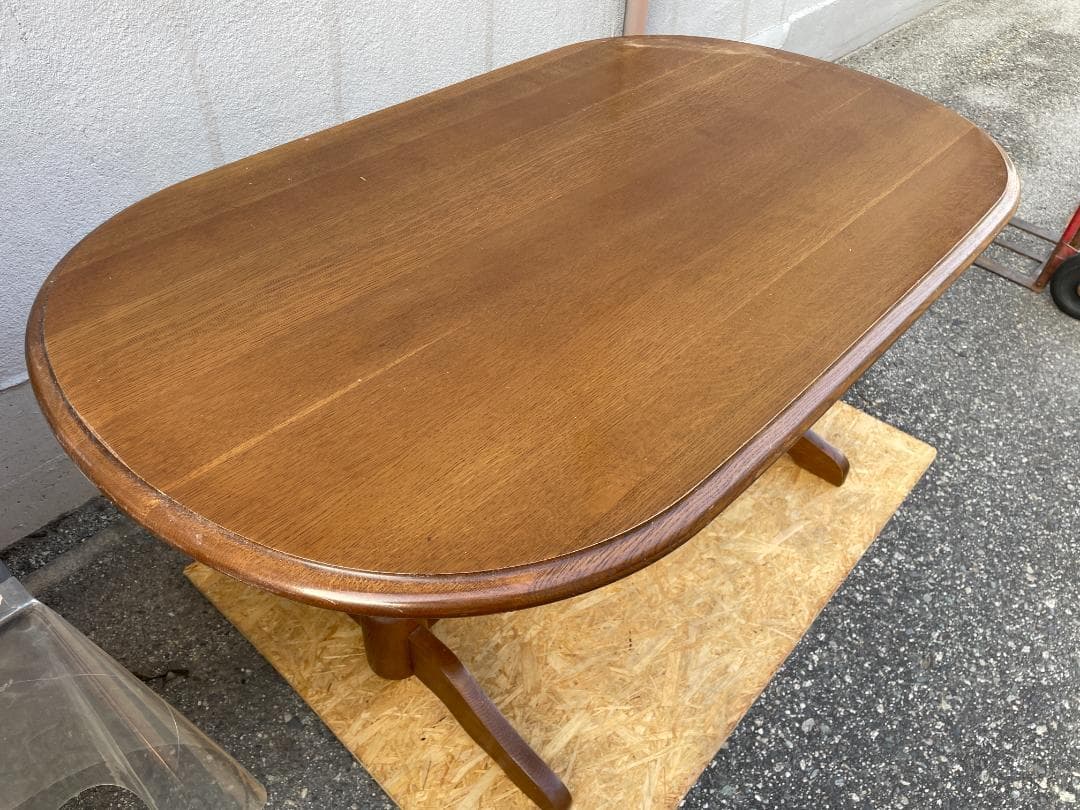 ★ 昭和 レトロ 家具 柏木工 ダイニング テーブル W150xD90xH70