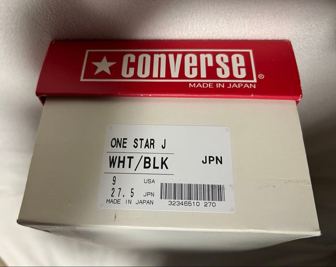 コンバース　ワンスターJ US9 27.5cm made in Japan