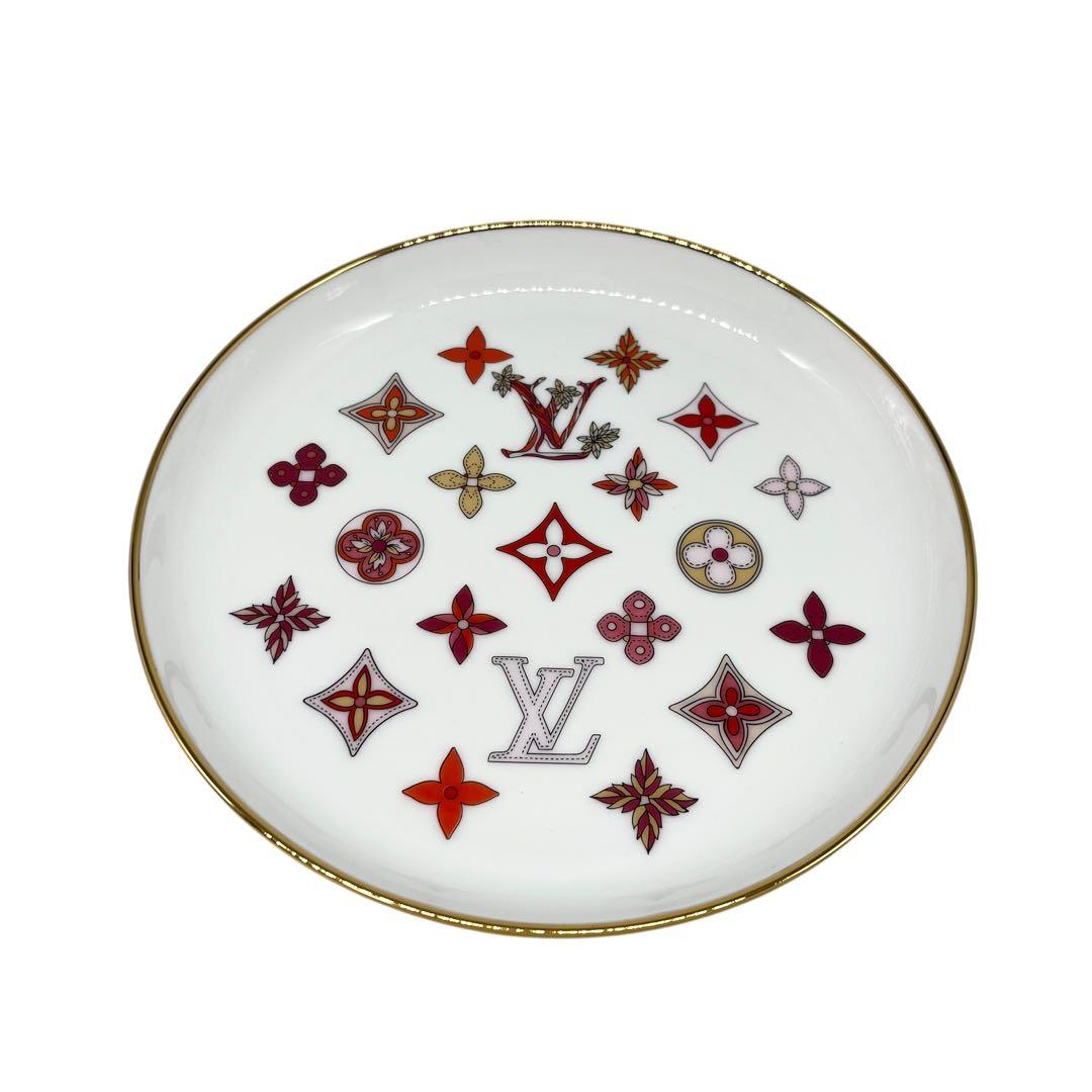 新品■ルイヴィトン　モノグラム　フラワーセット4　アシェット　お皿　GI0875