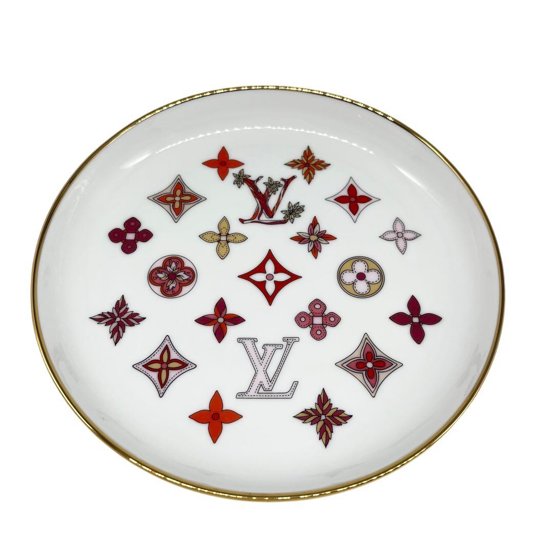 新品■ルイヴィトン　モノグラム　フラワーセット4　アシェット　お皿　GI0875