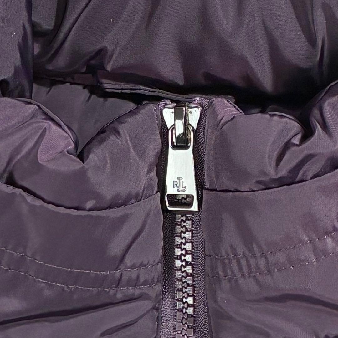 ふ*わ様 美品✨ローレンラルフローレン ファー ダウンコート ファー ダークネイ