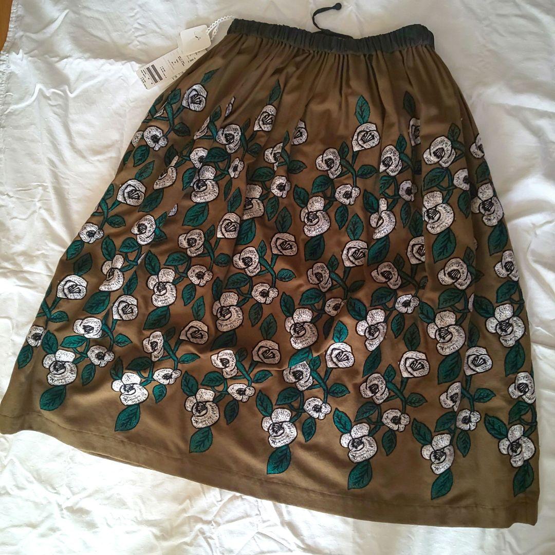 ミナペルホネン swing Camellia スイングカメリア スカート