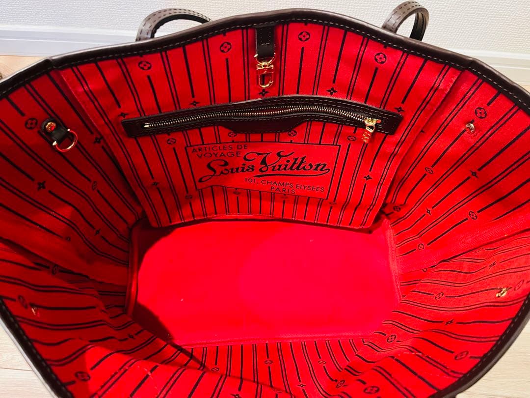 美品 ルイヴィトン バッグ ネヴァーフルMM ダミエ