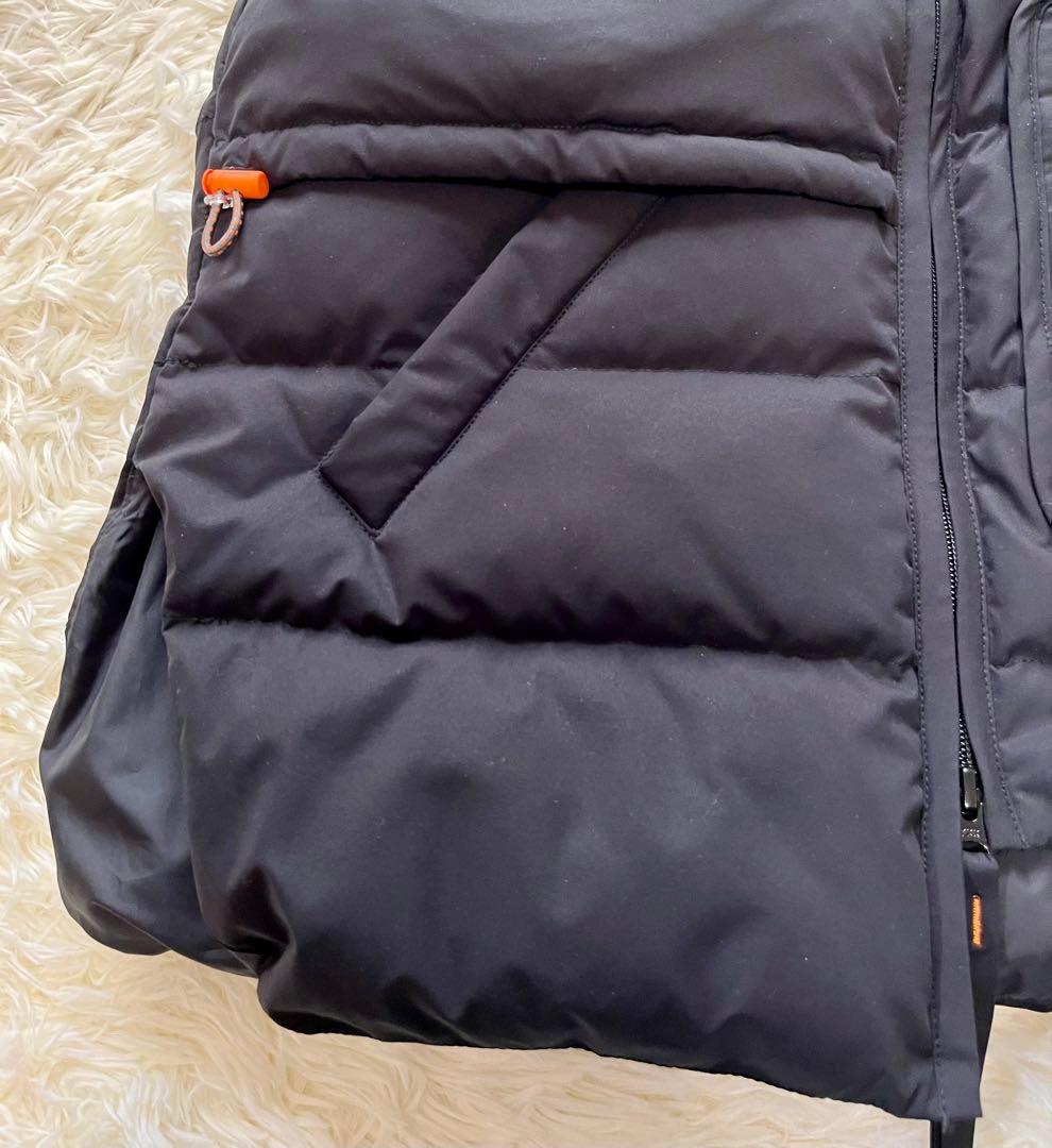 någonstansナゴンスタンスダウンベスト黒ブラックM