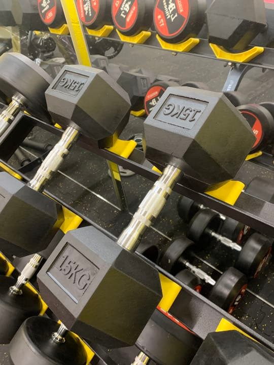 ヘックス  ラバーダンベル　12.5kg から25kg 1万円値下げ