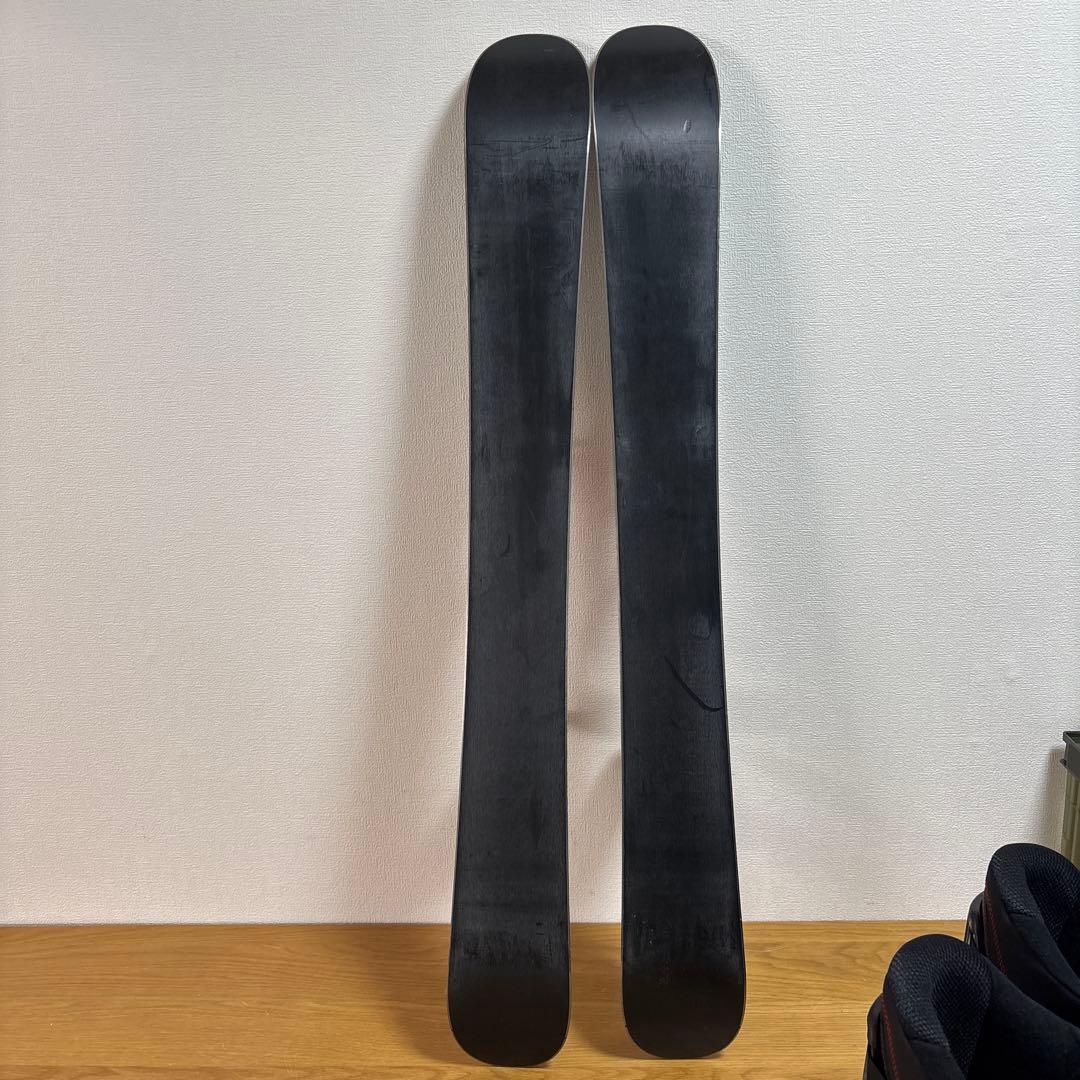 幅広　メンズ　ショートスキー　ファンスキーセット　kissmark 26cm