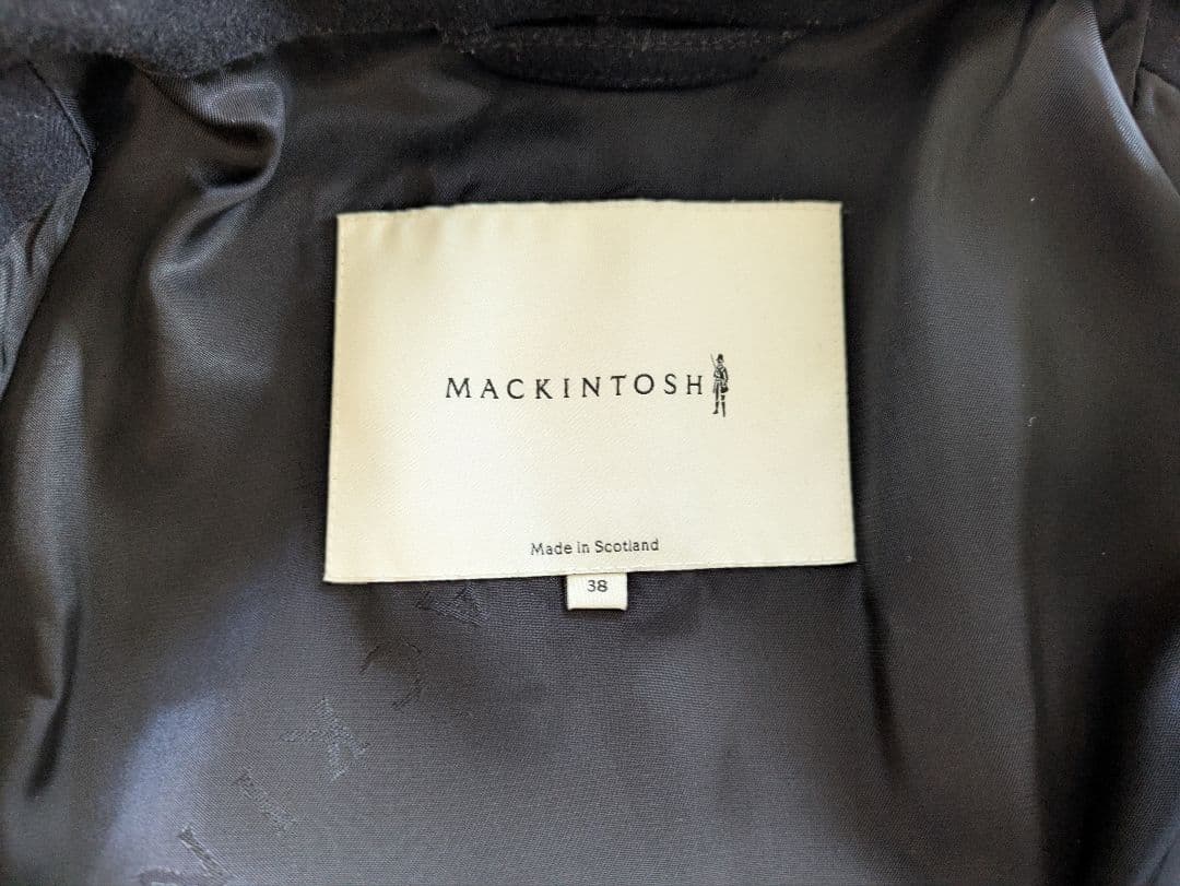 MACKINTOSH ネイビー トレンチコート 38　MONKTON