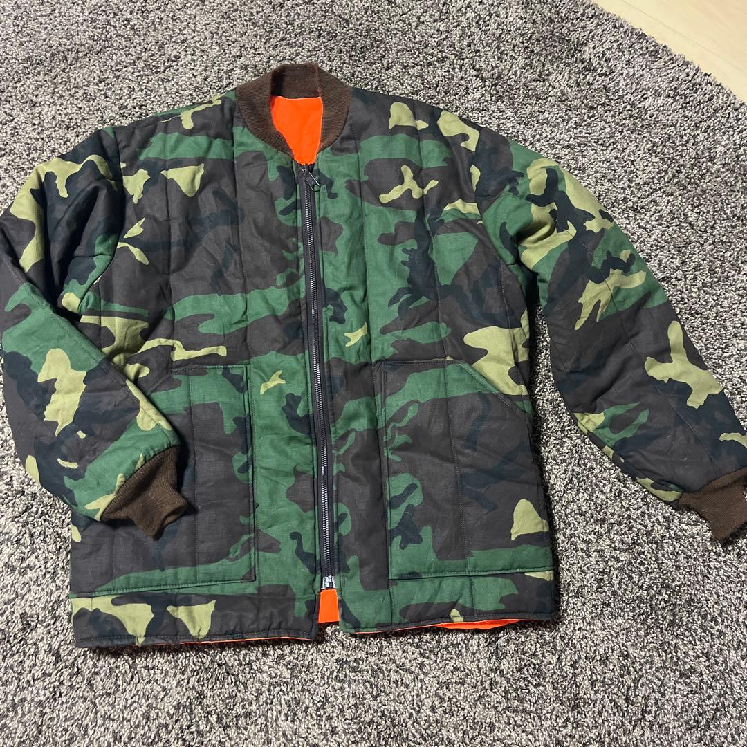 希少 USA製 ヴィンテージ キルティングダウン ハンティングジャケット OLD