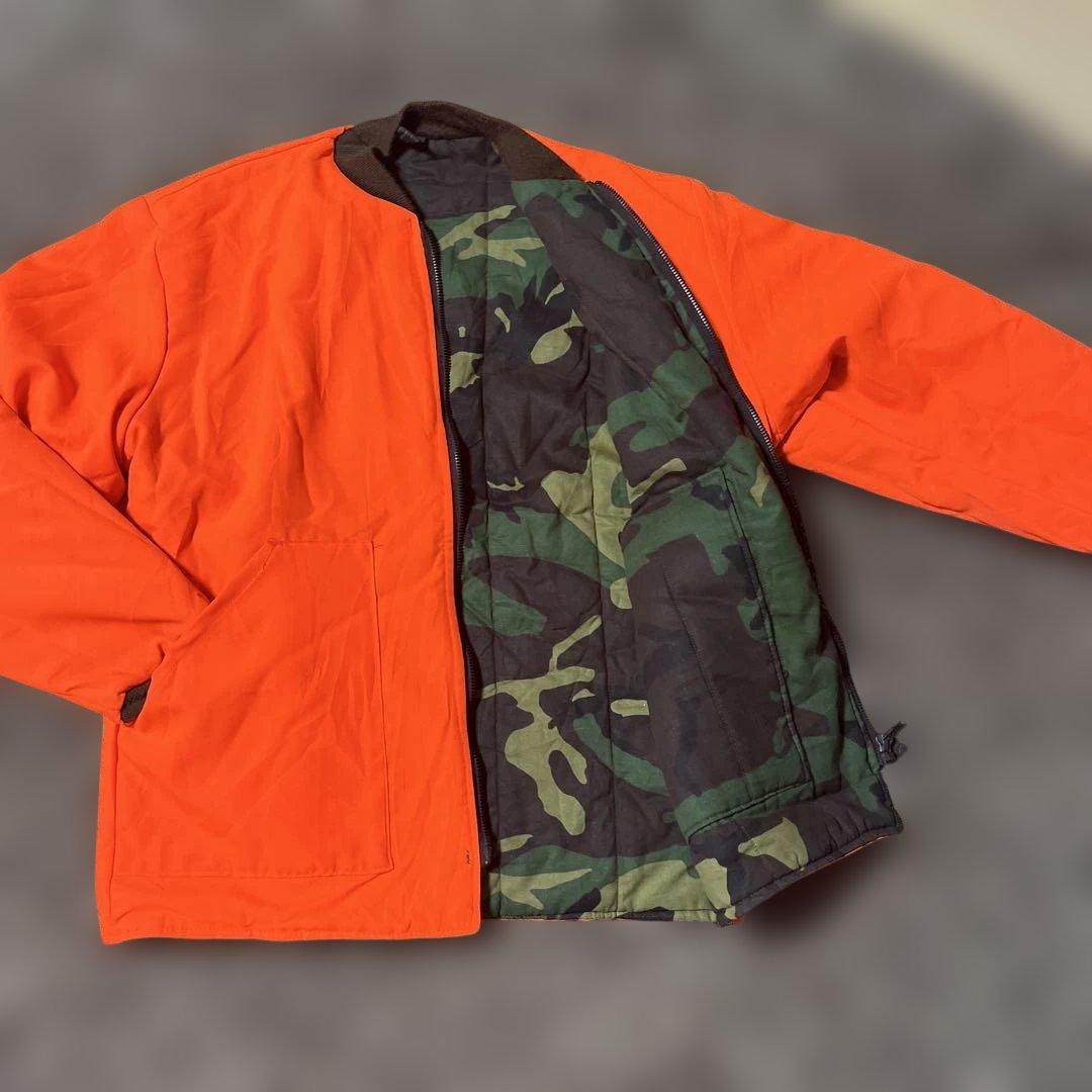 希少 USA製 ヴィンテージ キルティングダウン ハンティングジャケット OLD