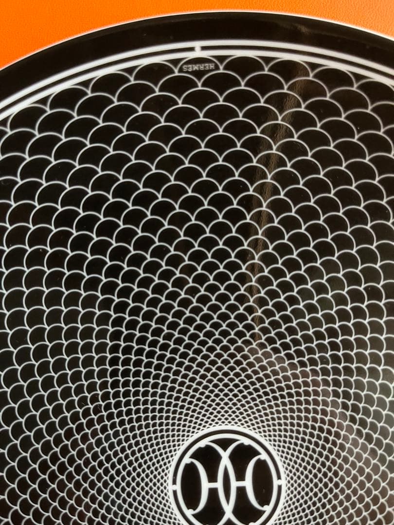 新品　未使用　エルメス　食器　皿　プレート　黒　アッシュデコ　ブランド