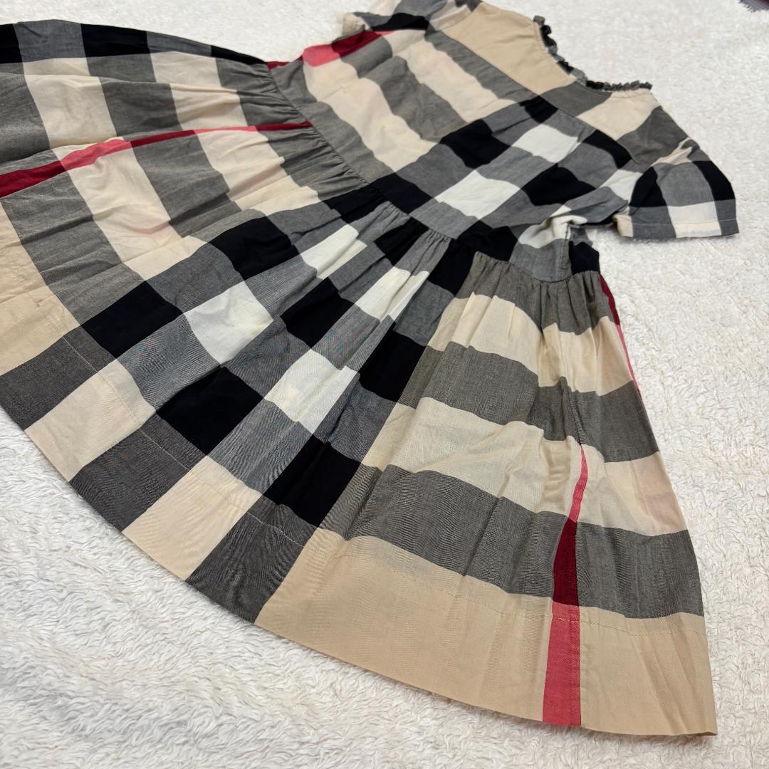 子供服　チェックワンピース　BURBERRY　半袖　6Y　116