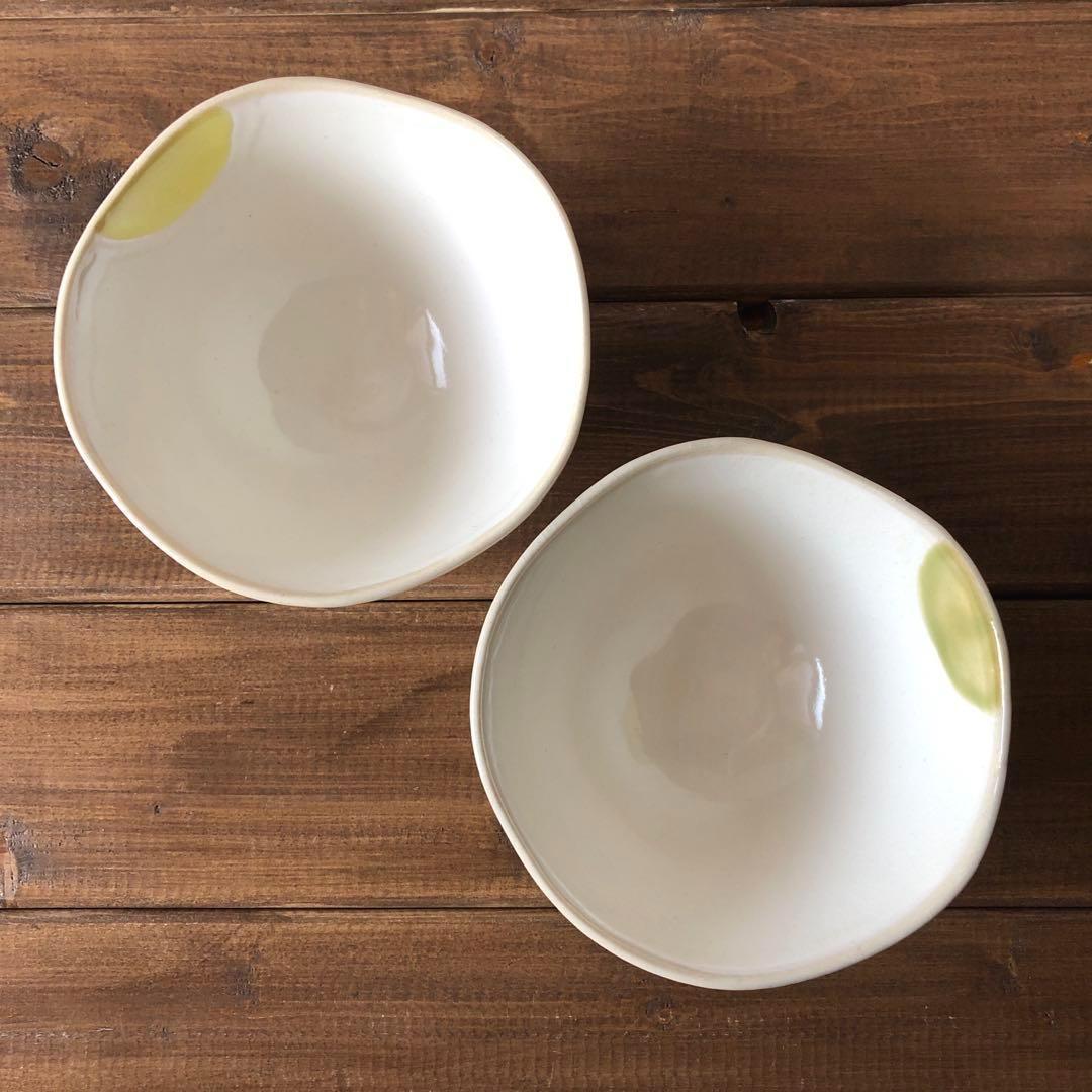 ゆみぶう 波佐見焼【新品・送料込】アップルお茶碗・小丼