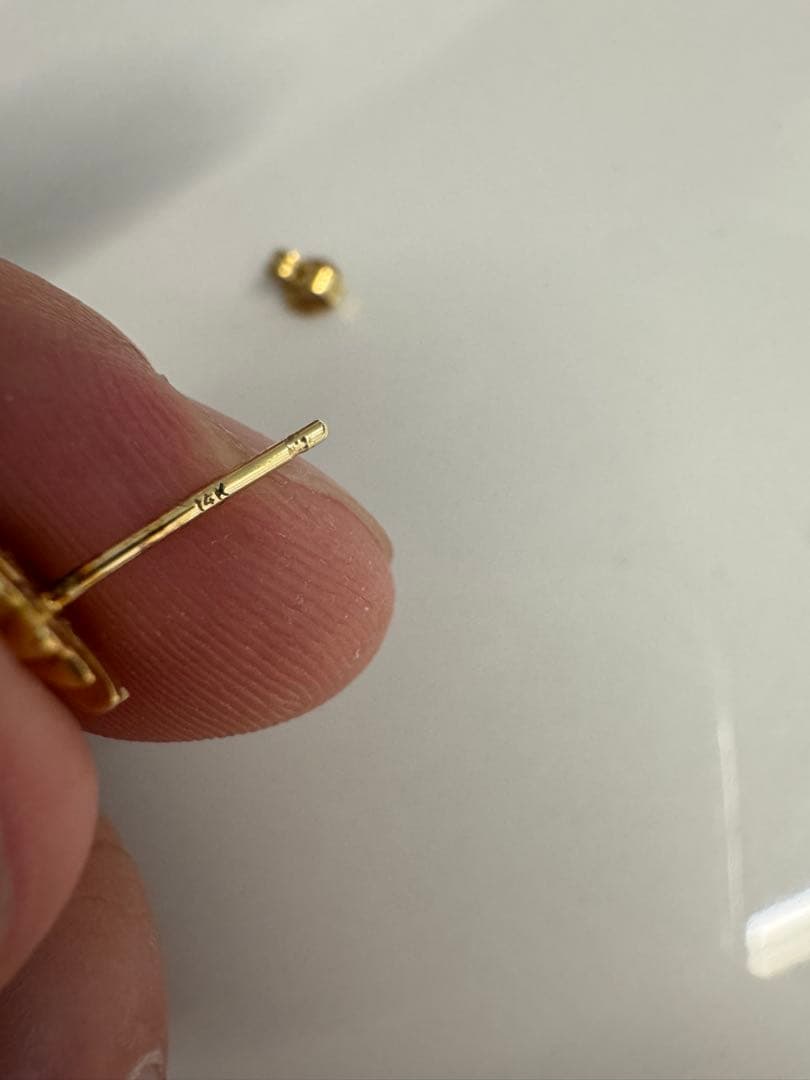 クロムハーツ　プラススタッド　22kピアス