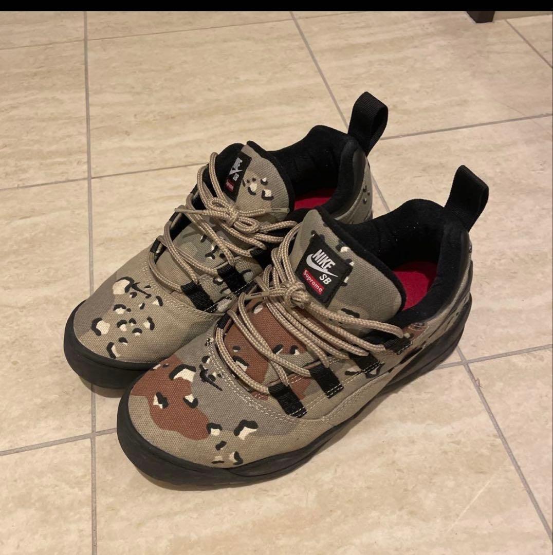 NikeSB×Supreme Darwin スニーカー　デザートカモ