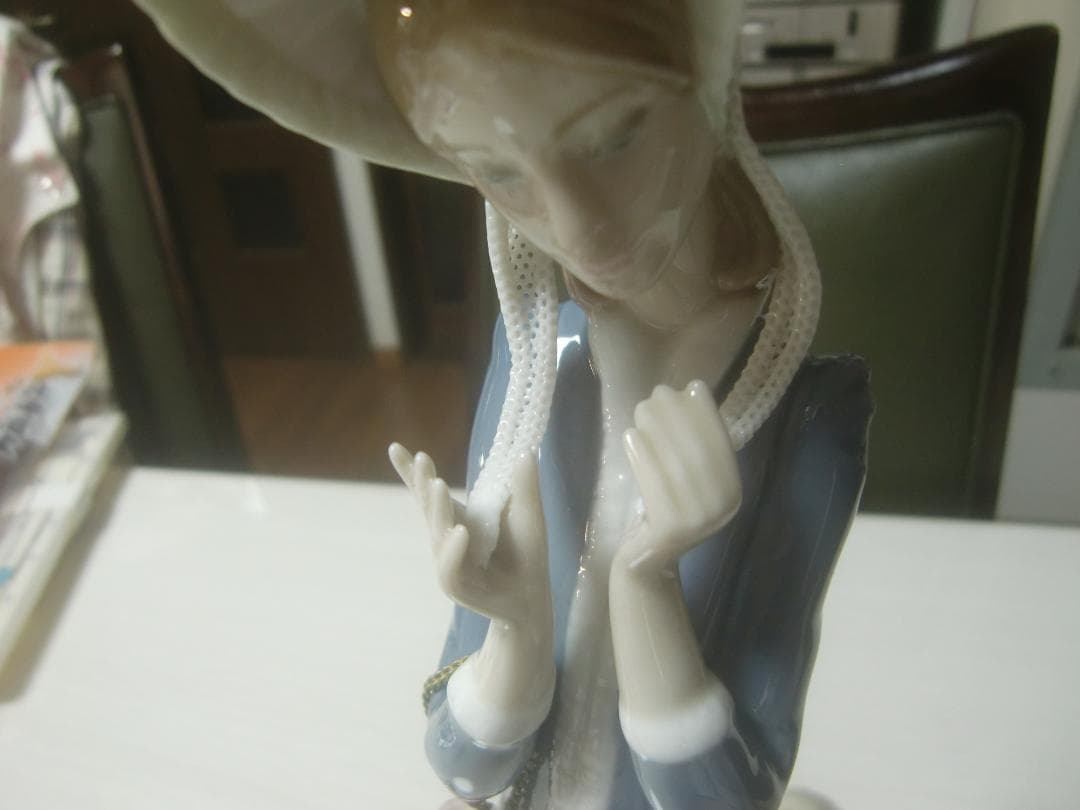 LLADRO　リヤドロ　【犬とお散歩】２　レース美品　値下　リアドロ　Ｌ263