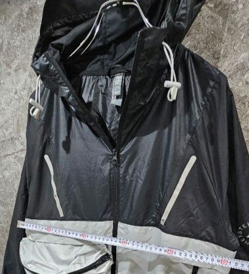 【未使用近】アディダス　ステラマッカートニー　ウエストポーチ付　パーカー 完売品