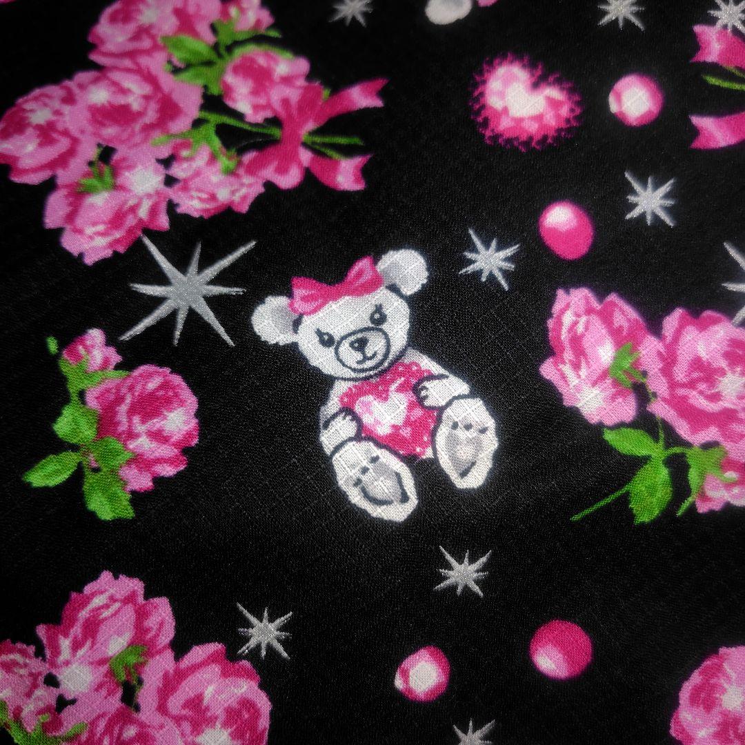 浴衣ドレス　薔薇柄　地雷系　平成姫ギャル　160cm和ロリY2K兵児帯セット売り