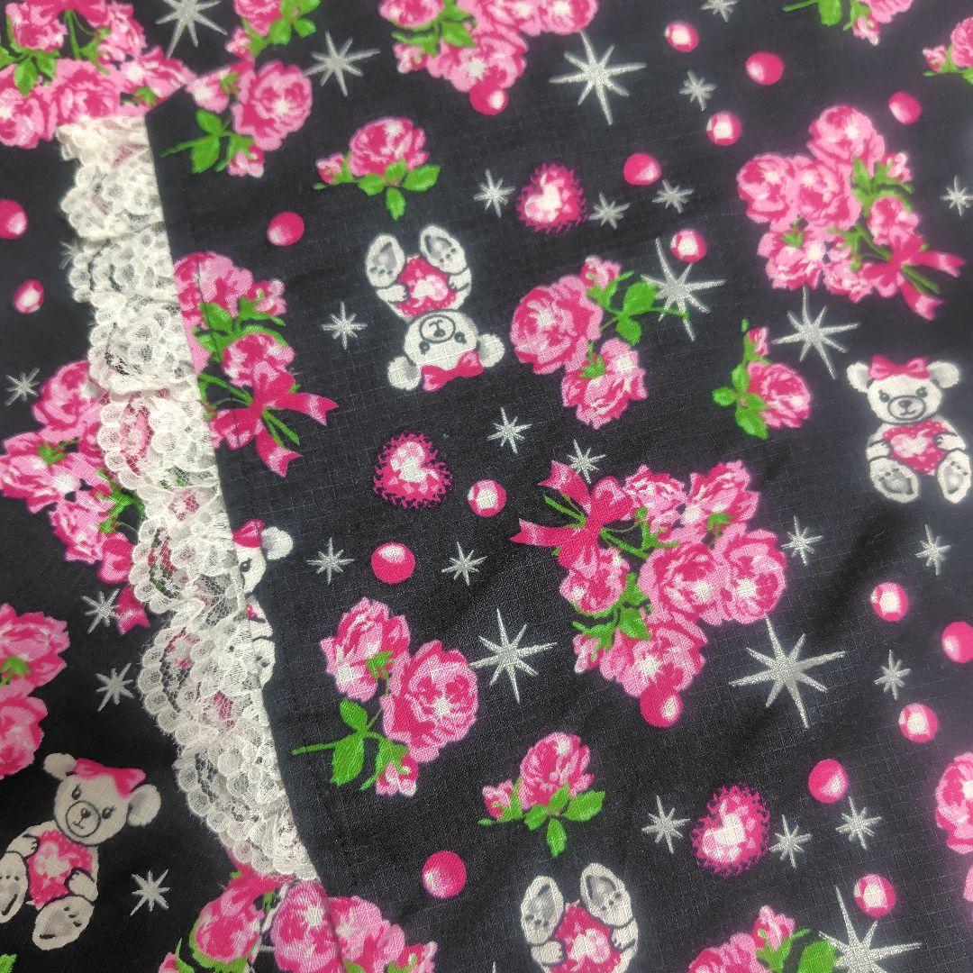 浴衣ドレス　薔薇柄　地雷系　平成姫ギャル　160cm和ロリY2K兵児帯セット売り