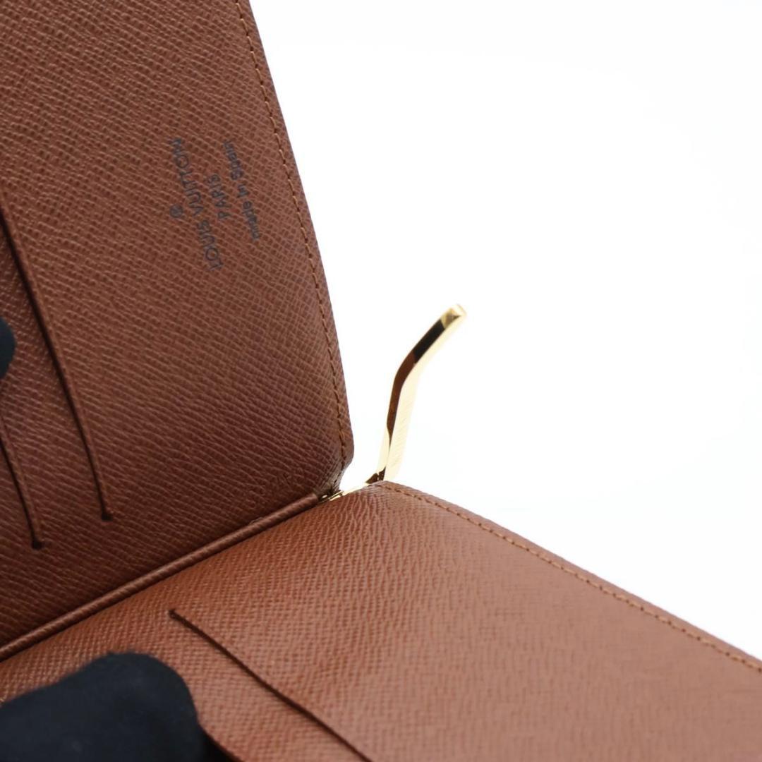 【未使用級】ルイヴィトン　ポルトフォイユパンス　モノグラム　マネークリップ　茶色