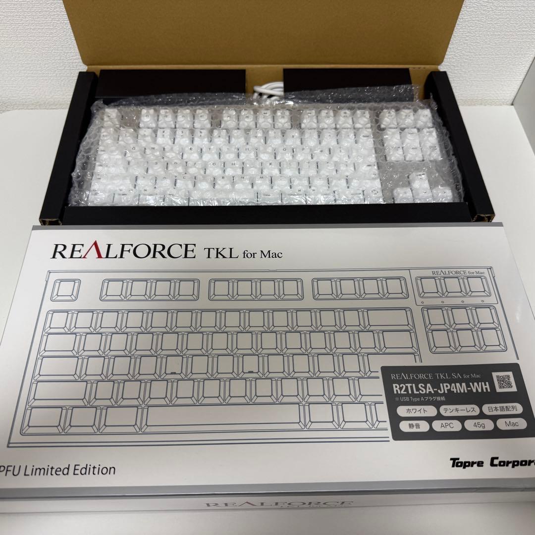 キーボード REALFORCE TKL SA for Mac R2TLSA-JP4M-WH