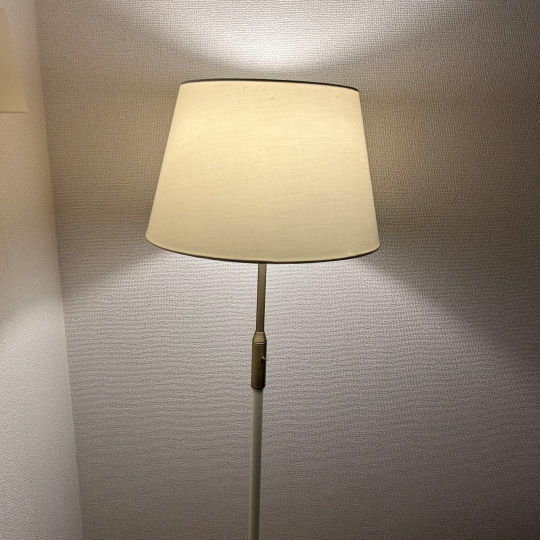 【LOWYA】アンティーク風・スタンドライト（ナチュラルホワイト）　岐阜引取限定