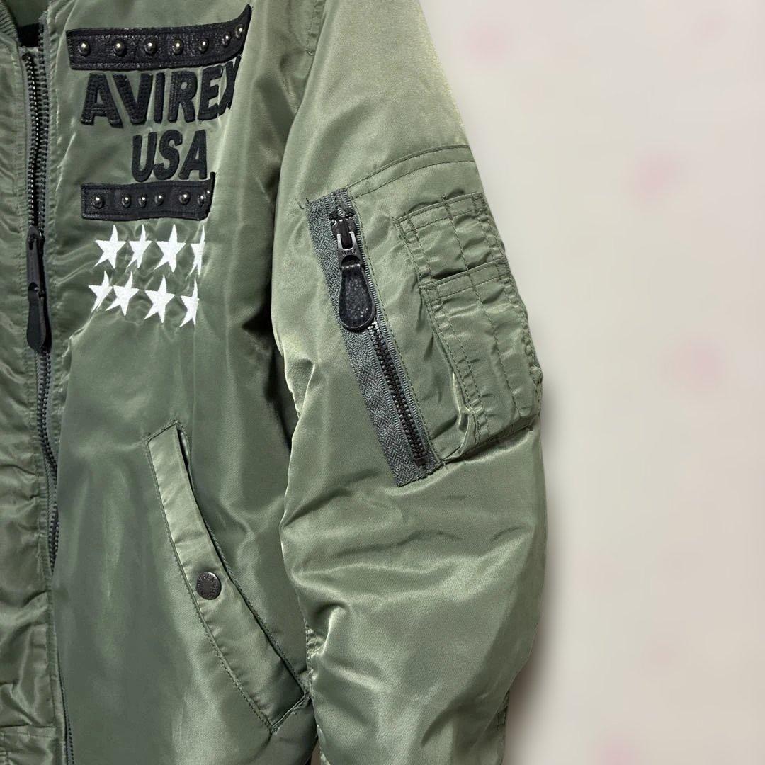 AVIREX フライトジャケット オリーブグリーン