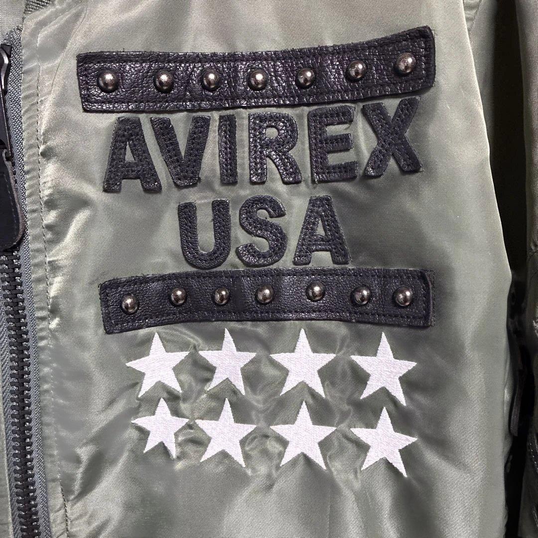 AVIREX フライトジャケット オリーブグリーン