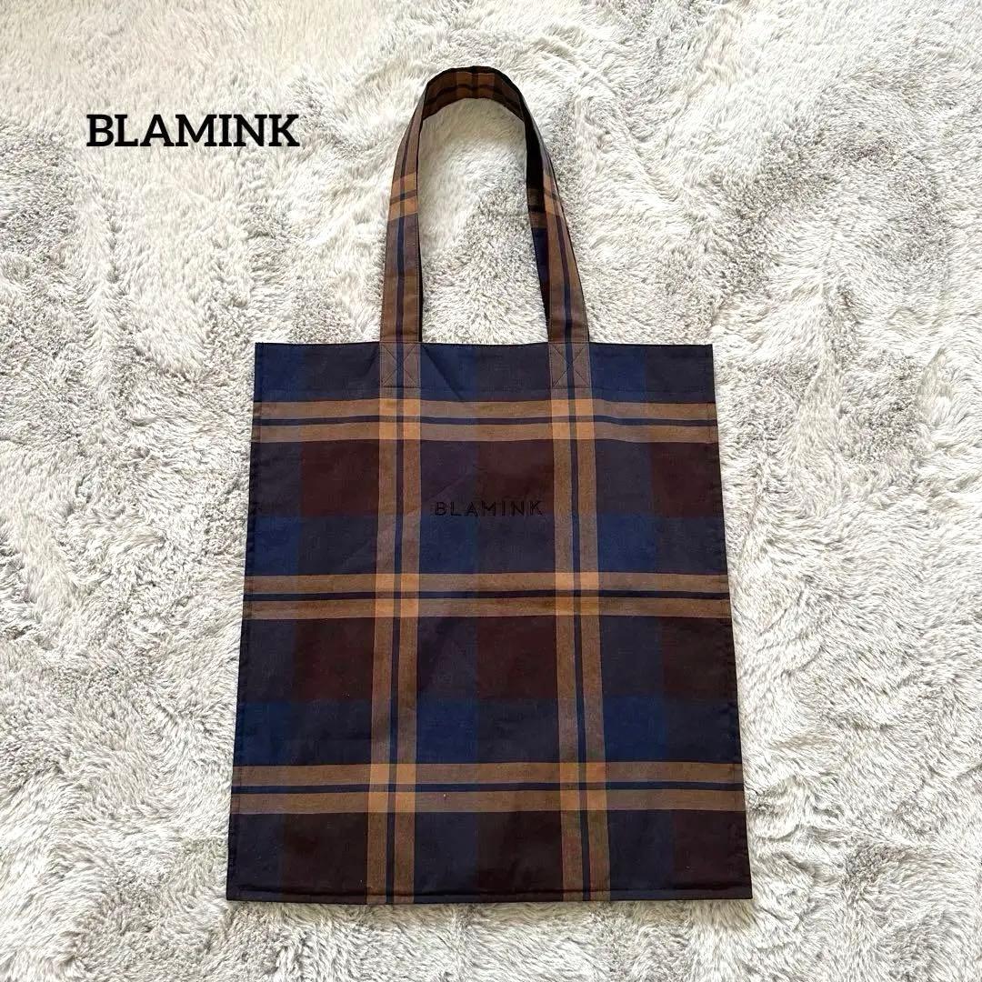BLAMINK ブラミンク チェック柄 トートバッグ